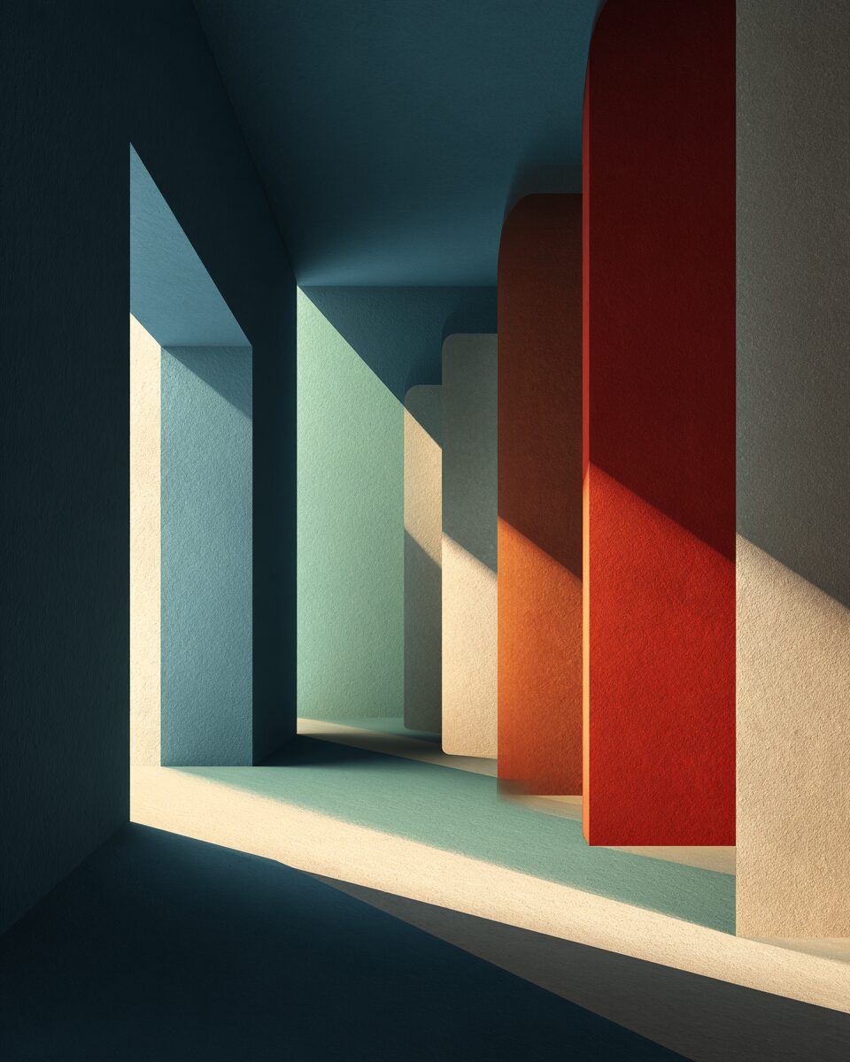 Sculptural composition slipping out of line, representing a Tier 3 commercial cleaning contract with significant drift from market standards.